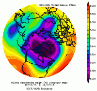 Jet stream Dec 15-17, 2013