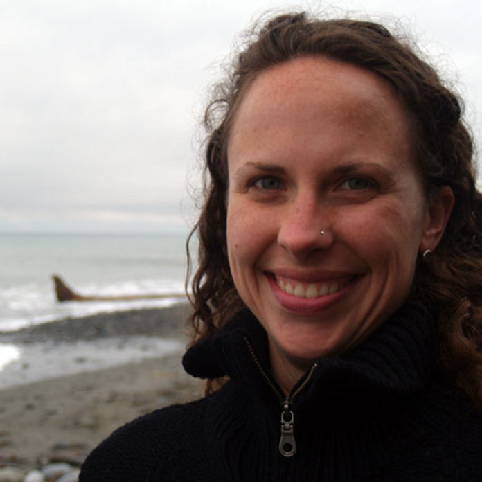 Adrienne at Dungeness National Wildlife Refuge