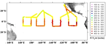 Eq Pac uwpCO2 tracklines