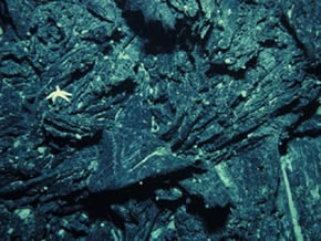 photo of jumbled lava