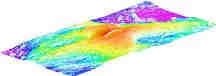 3D bathymetric map of Axial Volcano