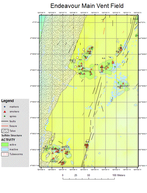 Endeavour map