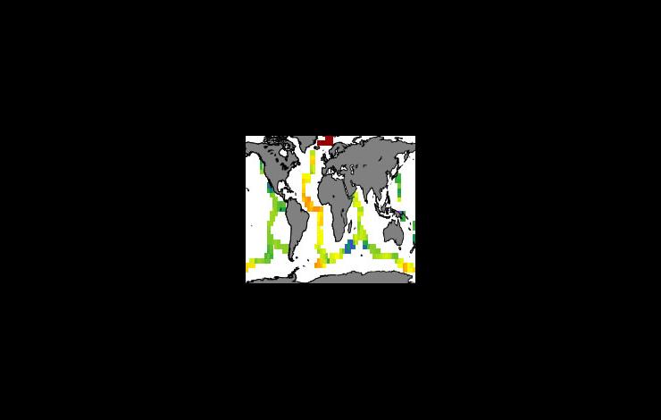 Hydrothermal iron input model