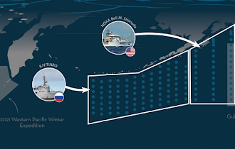 Zone map for the 2022 Pan-Pacific Winter High Seas Expedition