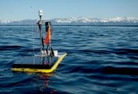 photo of the carbon wave glider in Alaska