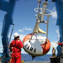 Research Moored Array for African-Asian-Australian Monsoon Analysis and Prediction (RAMA) buoy recovered.